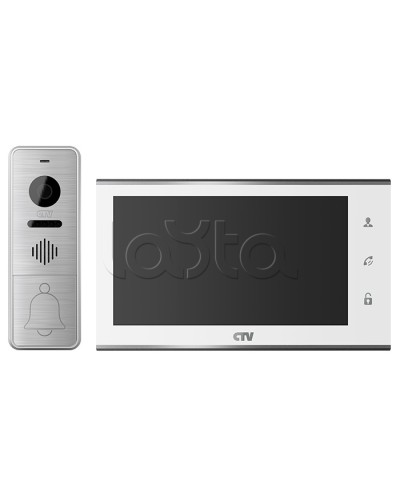 Комплект видеодомофона CTV-DP4705AHD (белый) в Батайске Комплекты домофонов Pintop.ru