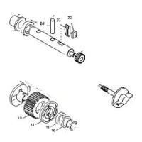 Выходной вал BX-E, BX-E241 Came 119RIBX015
