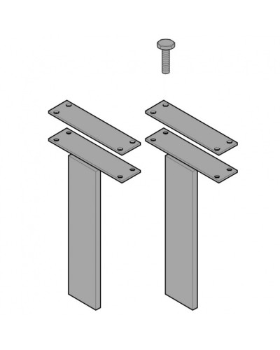 Кронштейны крепления створок C003 Came 119RICX014 в Батайске Запчасти для шлагбаумов и автоматики Pintop.ru
