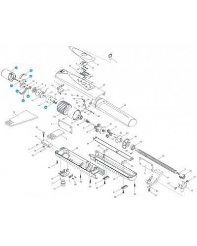 Крышка кожуха винта OPP001 Came 119RID416 в Батайске Запчасти для шлагбаумов и автоматики Pintop.ru