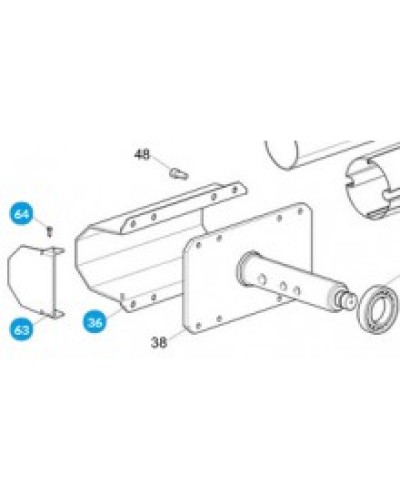 Основание блока управления ZL37 Came 319149 в Батайске Запчасти для шлагбаумов и автоматики Pintop.ru