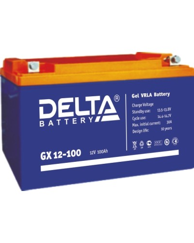 Аккумулятор свинцово-кислотный Delta GX 12-100 в Батайске Электротехническое оборудование Pintop.ru