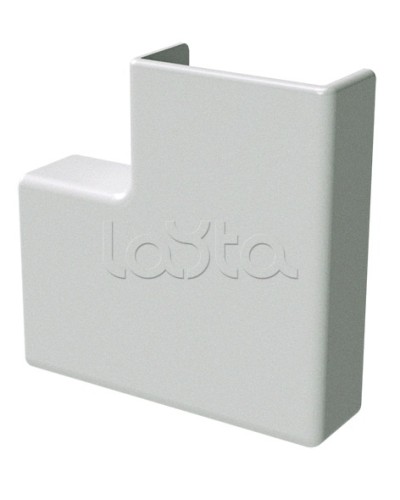 Угол плоский белый 22x10 DKC (00407R) в Батайске Аксессуары для кабель-канала Pintop.ru