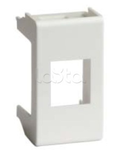 Адаптер для информационных разъемов SIEMON, «Viva», 1 мод., белый DKC 45008 в Батайске Аксессуары для стоек и шкафов Pintop.ru