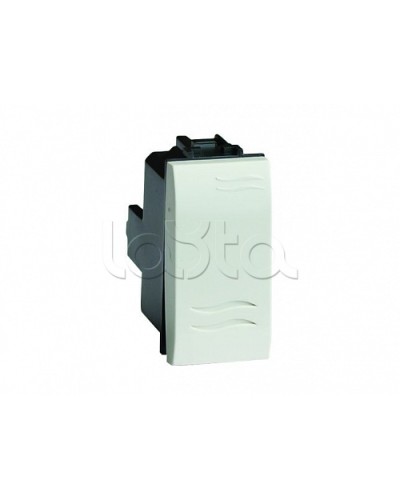 Выключатель типа кнопка, белый, 1мод. DKC 76021B в Батайске Аксессуары для стоек и шкафов Pintop.ru