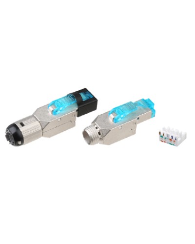 Разъем полевой оконцовки Hyperline PLUD-8P8C-S-C8-SH в Батайске Коннекторы и разъемы Pintop.ru