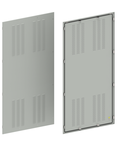 FORMAT Панель задняя вентилируемая 2000х1000мм IEK (FO-00-PBV-200-100) в Батайске Аксессуары для стоек и шкафов Pintop.ru