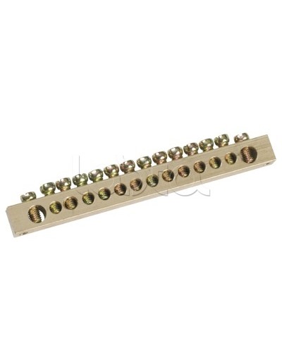 Шина нулевая 8x12 8/2 IEK YNN21-08-100 в Батайске Клеммные колодки Pintop.ru