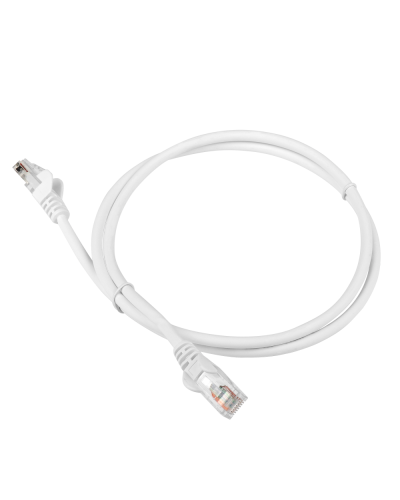 Патч-корд LANMASTER LSZH UTP кат.5e, 0.3 м, белый LANMASTER LAN-PC45/U5E-0.3-WH в Батайске Патчкорды (медные) Pintop.ru