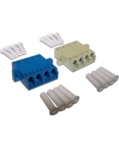 Адаптер оптический LC, OM3 корпус SC, квадро LANMASTER LAN-4LC/S-AM-OM3 в Батайске Коннекторы Pintop.ru