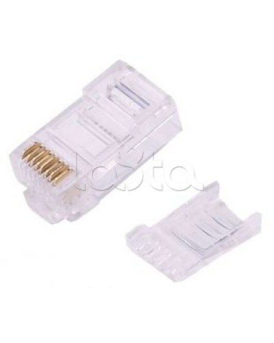 Штекер RJ45 (8P8C) CAT6 со вставкой LAZSO APJ15 в Батайске Коннекторы Pintop.ru