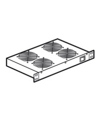 Полка с 4 вентиляторами высотой 1U Legrand 046490 в Батайске Полки для шкафов и стоек Pintop.ru