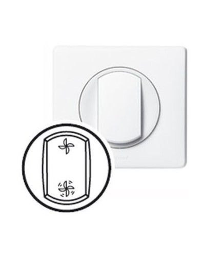 Клавиша Вентиляция белая CelianeLegrand 068061 в Батайске Аксессуары для кабель-канала Pintop.ru