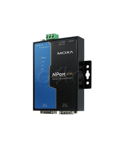 Сервер 2-портовый RS-232 в Ethernet Moxa NPort 5210A в Батайске Дополнительное оборудование для ОПС Pintop.ru