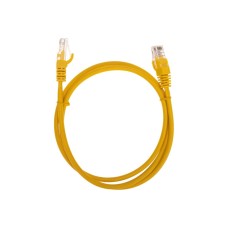 Патч-корд U/UTP, CAT 5e, RJ45-RJ45, 26AWG, LSZH, желтый, 1м REXANT 02-0105-1