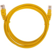Патч-корд U/UTP, CAT 5e, RJ45-RJ45, 26AWG, LSZH, желтый, 2м REXANT 02-0105-2