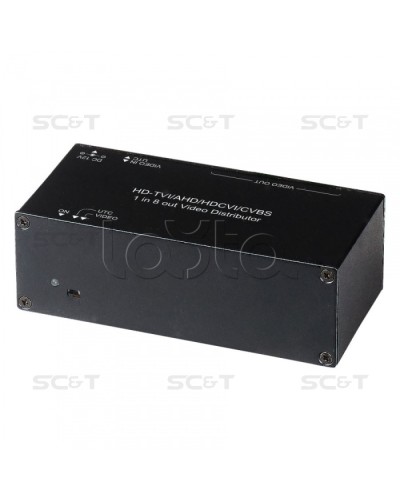 Распределитель видеосигнала HDCVI/HDTVI/AHD SC&T CD108HD в Батайске Видеоусилители, Модуляторы, Делители Pintop.ru