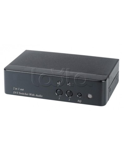 Коммутатор DVI и аудио сигналов SC&T DS02A в Батайске Видеоусилители, Модуляторы, Делители Pintop.ru