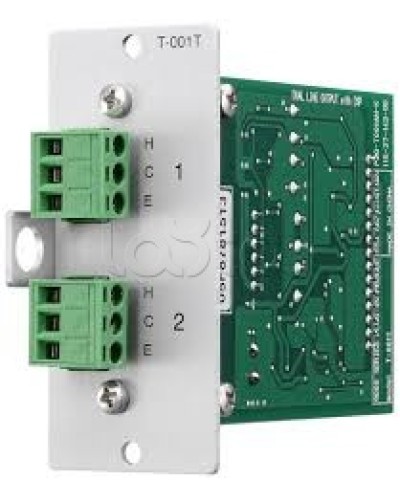 Модуль выходной 2-mic/line с DSP-процессором TOA T-001T в Батайске Системы оповещения и трансляции TOA Pintop.ru