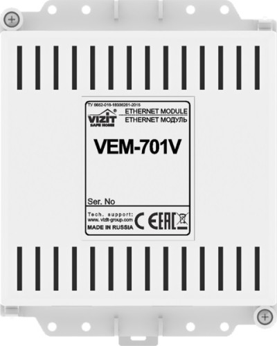 Ethernet модуль Vizit VEM-701V в Батайске Аксессуары для многоабонентных систем Pintop.ru