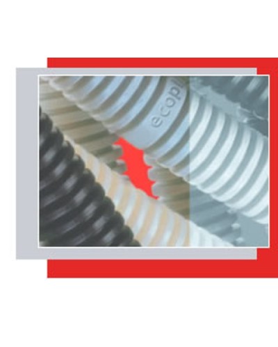 Труба гофр. ПВХ 16 мм (100 м) Экопласт (10016) в Батайске Труба гофрированная Pintop.ru